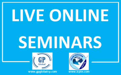 CPD Live Online seminars organised by ICPTE and GP Global